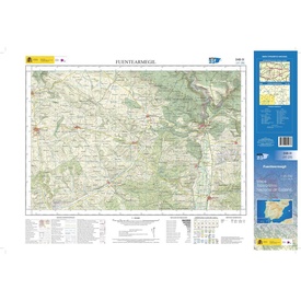 Topografische kaart 348-III Fuentearmegil | CNIG - Instituto Geográfico Nacional1