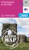 Wandelkaart - Topografische kaart 37 Landranger Active Strathdon / Alford | Ordnance Survey