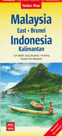 Wegenkaart - landkaart Borneo (Oost Maleisie), Brunei en Kalimantan (Indonesie) | Nelles Verlag