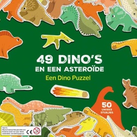 Kinderpuzzel 49 dino's en een asteroide | BIS Publishers BV