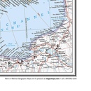 Wandkaart Britain and Ireland - Groot Brittannië en Ierland, 60 x 76 cm | National Geographic