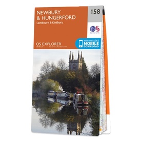 Wandelkaart - Topografische kaart 158 OS Explorer Map Newbury, Hungerford | Ordnance Survey