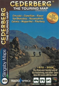 Wegenkaart - landkaart Cederberg Touring | Slingsby Maps