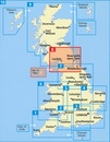 Wegenkaart - landkaart 8 Road Map Britain North of England & Scottish Borders | AA Publishing