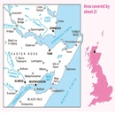 Wandelkaart - Topografische kaart 021 Landranger Dornoch & Alness, Invergordon & Tain | Ordnance Survey