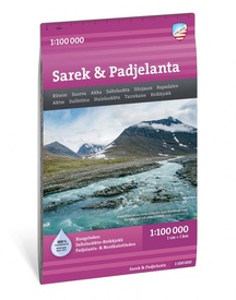 Wandelkaart - Topografische kaart Fjällkartor 1:100.000 Sarek - Padjelanta | Zweden | Calazo