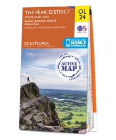 Wandelkaart - Topografische kaart 24 OS Explorer Map | Active Peak District / White Peak area | Ordnance Survey