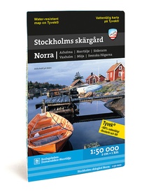 Waterkaart - Wandelkaart Sjö- och kustkartor Stockholms skärgård - Norra | Zweden | Calazo