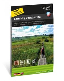 Wandelkaart Terrängkartor Landsby vandrerute  | Denemarken | Calazo