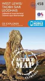 Wandelkaart - Topografische kaart 458 OS Explorer Map | Active West Lewis / Taobh Siar Leòdhais | Ordnance Survey