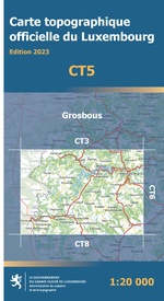 Wandelkaart CT05 CT LUX Grosbous | Topografische dienst Luxemburg