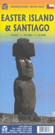 Wegenkaart - landkaart Easter Island - Paaseiland en Santiago | ITMB