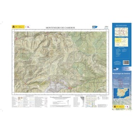 Topografische kaart 279-I Montenegro de Cameros | CNIG - Instituto Geográfico Nacional1