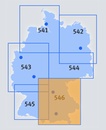 Wegenkaart - landkaart 546 Bayern - Beieren | Michelin