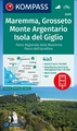 Wandelkaart 2470 Maremma - Grosseto - Monte Argentario - Isola del Giglio | Kompass