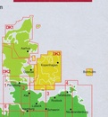 Fietskaart DK3 ADFC Radtourenkarte Dänemark - Kopenhagen - Seeland - Denemarken | BVA BikeMedia