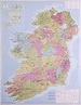 Wegenkaart - landkaart Ierland administratief | 76 x 97 cm | Lascelles