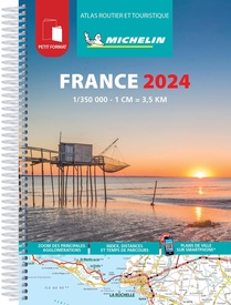 Wegenatlas Frankrijk atlas routier et touristique 2024 - klein formaat | Michelin