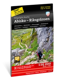 Wandelkaart Hoyfjellskart Abisko - Riksgränsen | Zweden | Calazo