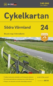 Fietskaart 24 Cykelkartan Södra Värmland - zuid Varmland | Norstedts