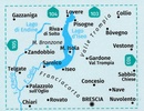 Wandelkaart 106 Lago d'Iseo - Valle Trompia - Franciacorta | Kompass