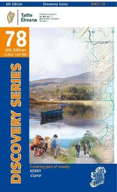Topografische kaart - Wandelkaart 78 Discovery Kerry | Ordnance Survey Ireland