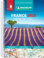 Frankrijk atlas routier et touristique 2025 - klein formaat