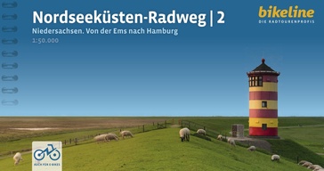 Fietsgids Bikeline Nordseeküsten Radweg 2 Niedersachsen Von der Ems - Hamburg | Esterbauer