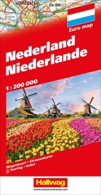 Wegenkaart - landkaart Nederland - Niederlande | Hallwag