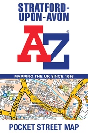 Stadsplattegrond Pocket Street Map Stratford-Upon-Avon | A-Z Map Company