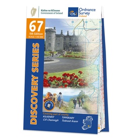 Topografische kaart - Wandelkaart 67 Discovery Kilkenny, Tipperary | Ordnance Survey Ireland